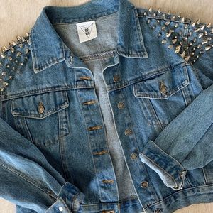 LF Studded Denim Jacket